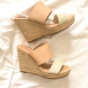 A New Day Neutral Tone Platform Wedge Sandals 7.5